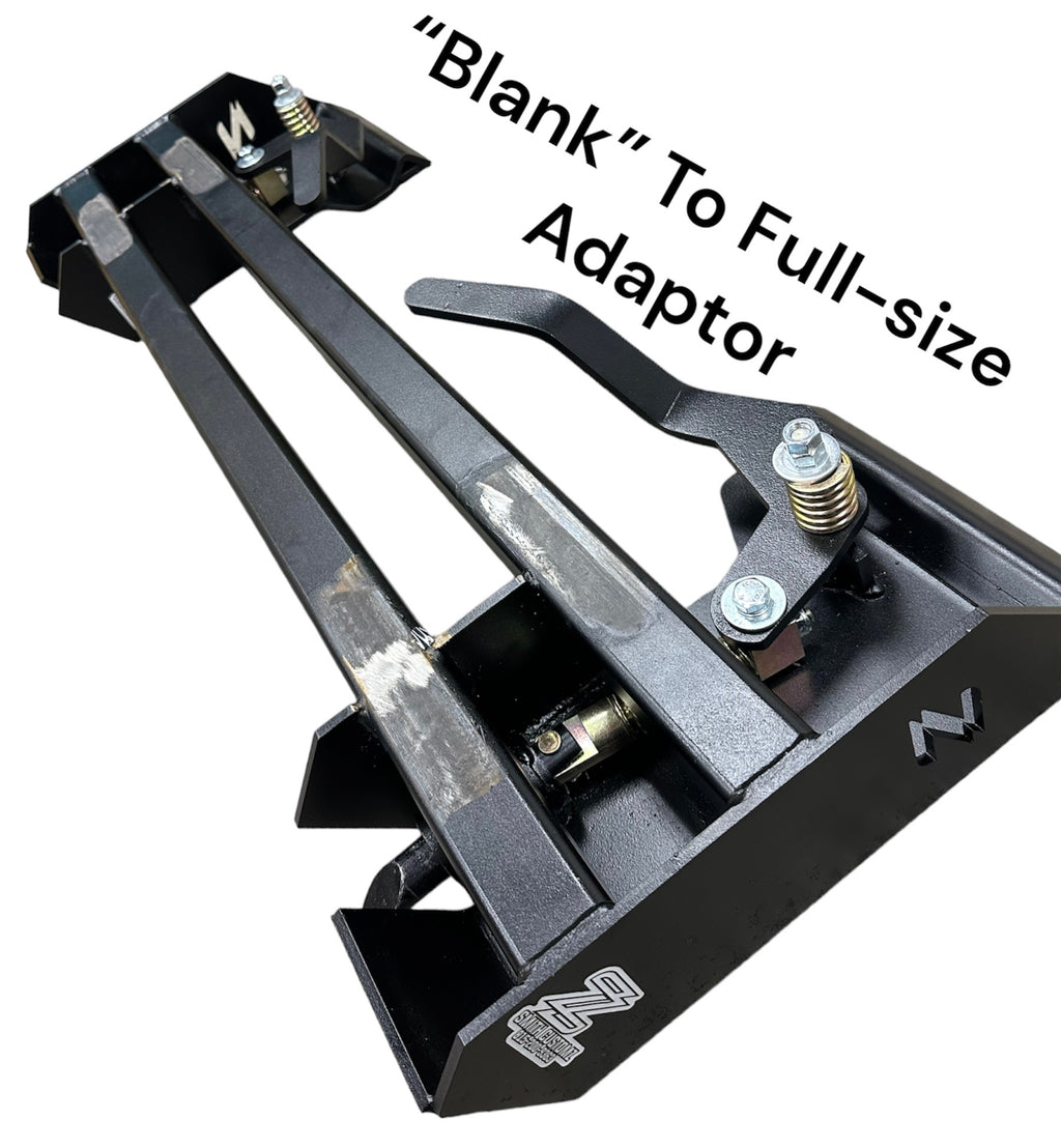 Blank Adaptor to Full-Size Skid Steer Quick Tach Attachment