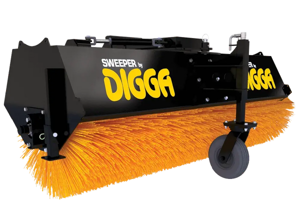 Hydraulic Angle Brooms: Built for Municipal & Commercial Runs