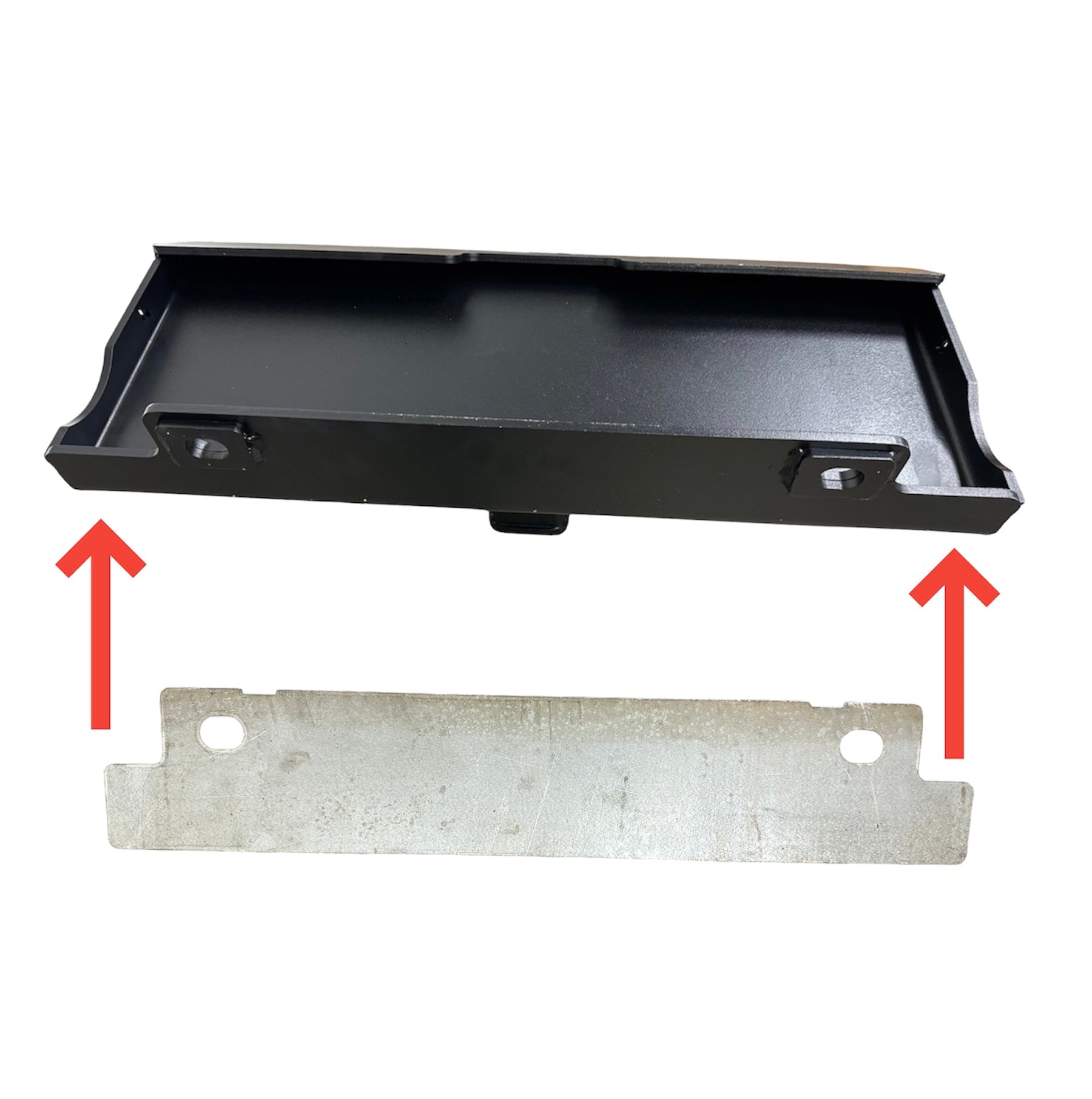Repair latch slots DIY Plate Toro/Cll dingo Raw USA MADE - 1/4" Steel - Toro Dingo, Vermeer