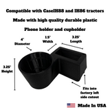 CaseIH 88 & 86 Ashtray Cupholder & Phone Holder Insert — TractorPrint (view 2)