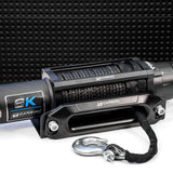 Carbon Offroad Long Drum 6000lb ATV/Small 4X4 Winch