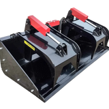 HD Material Bucket with Grapple — American-made by Skid Steer Nation