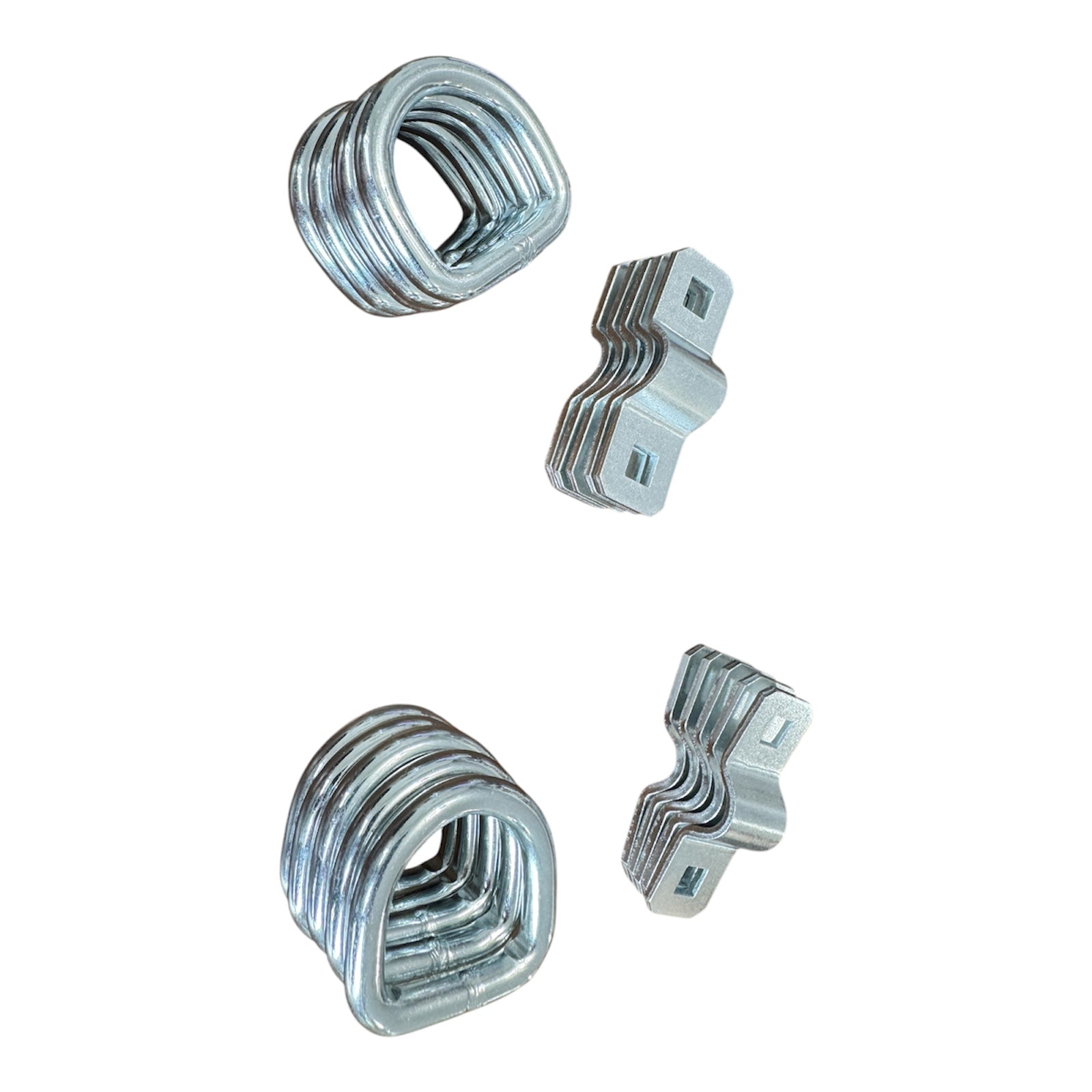 3/8" D Ring Tie-Down 10-Pack Heavy Duty Strap Anchor Truck Trailer