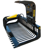 Rock Bucket with Dual Grapple for Skid Steers — Skid Steer Nation (view 2)