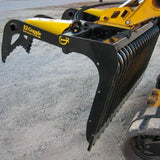 Rock Bucket with Dual Grapple for Skid Steers — Skid Steer Nation (view 4)