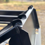SSHA Hydraulic Adjustable 4-Blade Skid Steer Grader — Skid Steer Nation (view 3)