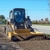 SSHA Hydraulic Adjustable 4-Blade Skid Steer Grader — Skid Steer Nation (view 4)