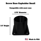 4-Screw Mount Cupholder for Equipment — TractorPrint (view 3)