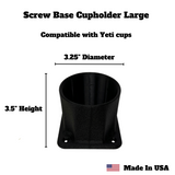 4-Screw Mount Cupholder for Equipment — TractorPrint (view 4)