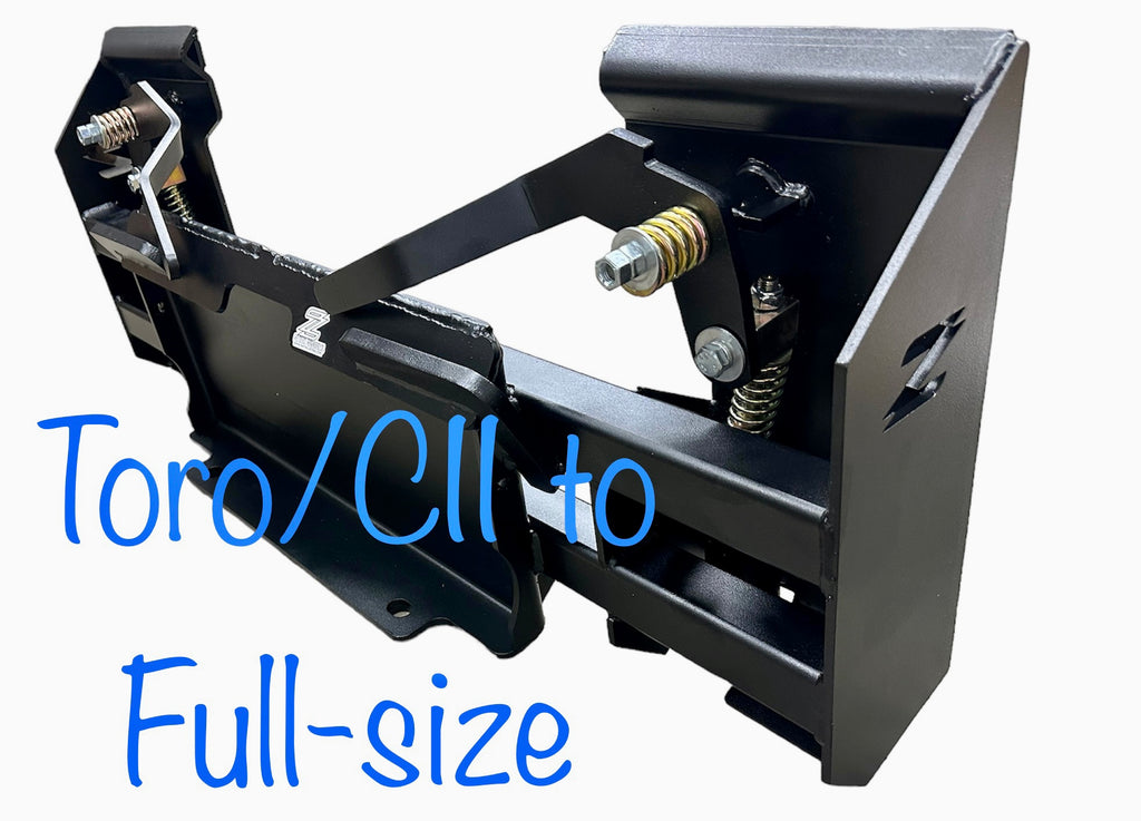 Toro Style Mount to Full Size Quick Tach Adapter