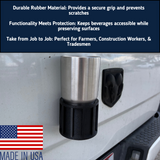 Ultimate Magnetic Cupholder — 100+ lb Pull, Heavy-Duty Rubber — TractorPrint (view 4)