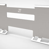 Full Size Skid Steer Mount Plate (Raw, 1/4") - Side View